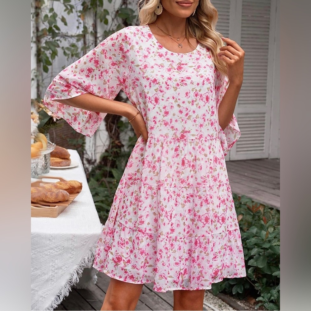 Floral Babydoll Dress